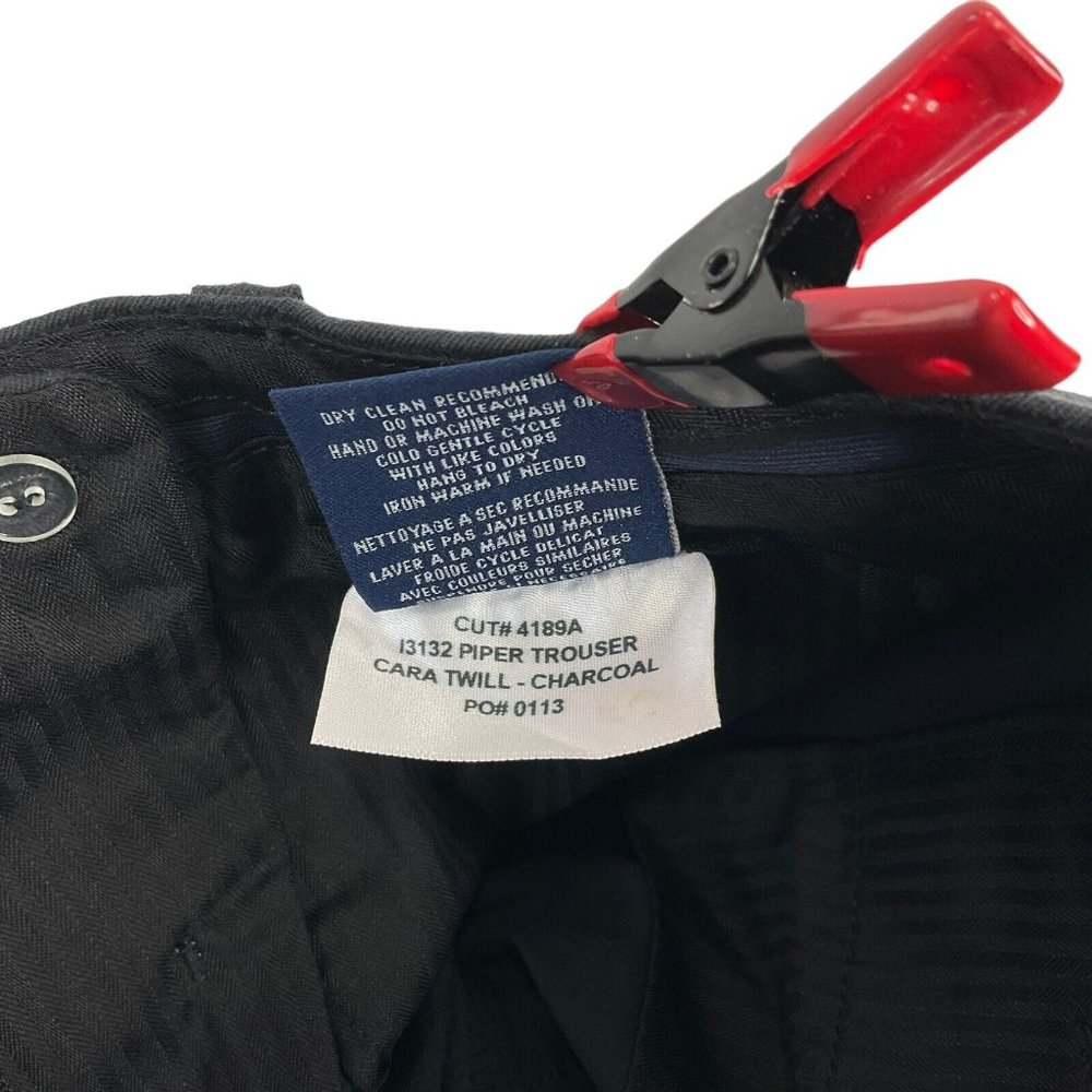 Fidelity Dress Pants Womens Size 26 Black Piper Trousers Cara Twill Charcoal Nwt - Picture 6 of 12